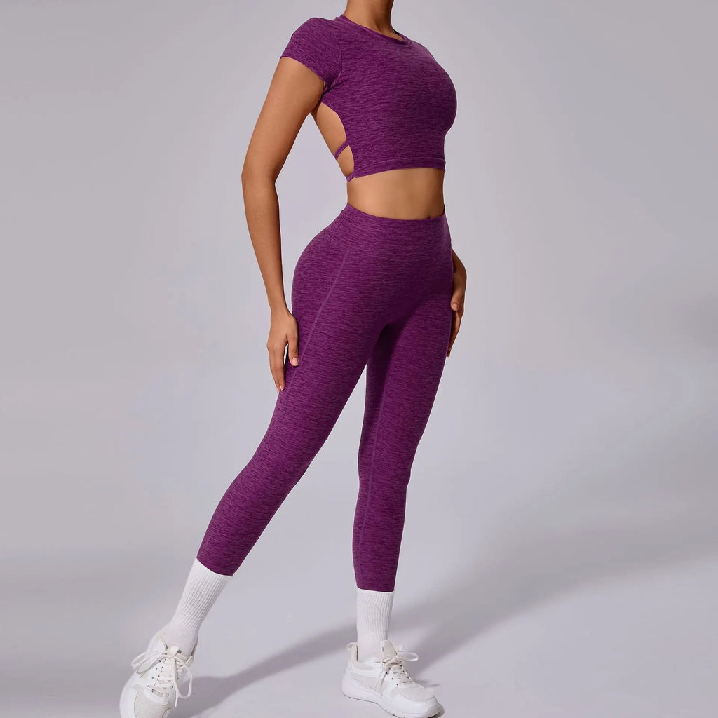 Breathable High-Waist Leggings - Women's Yoga & Running Tights