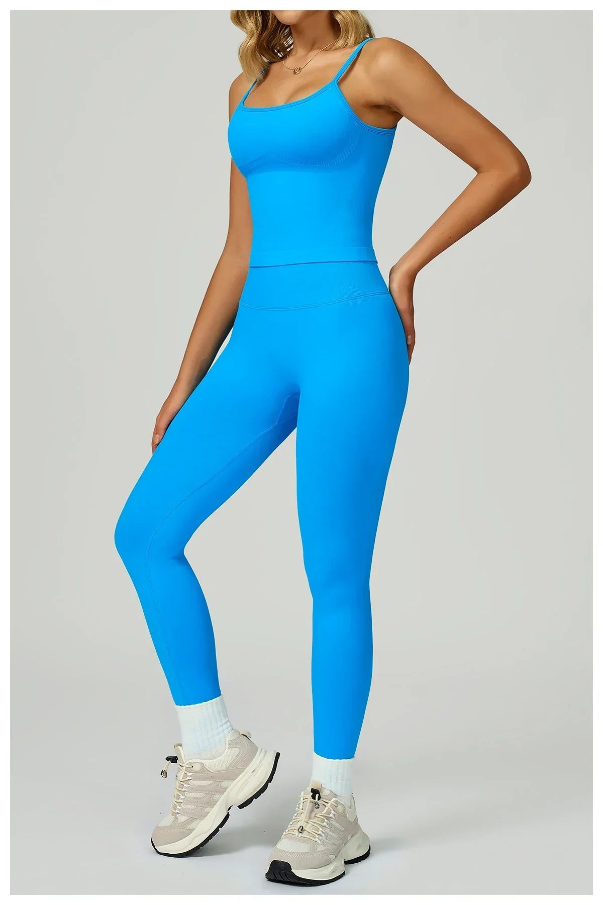 Seamless Padded Fitness Vest - Shockproof Pilates Bra