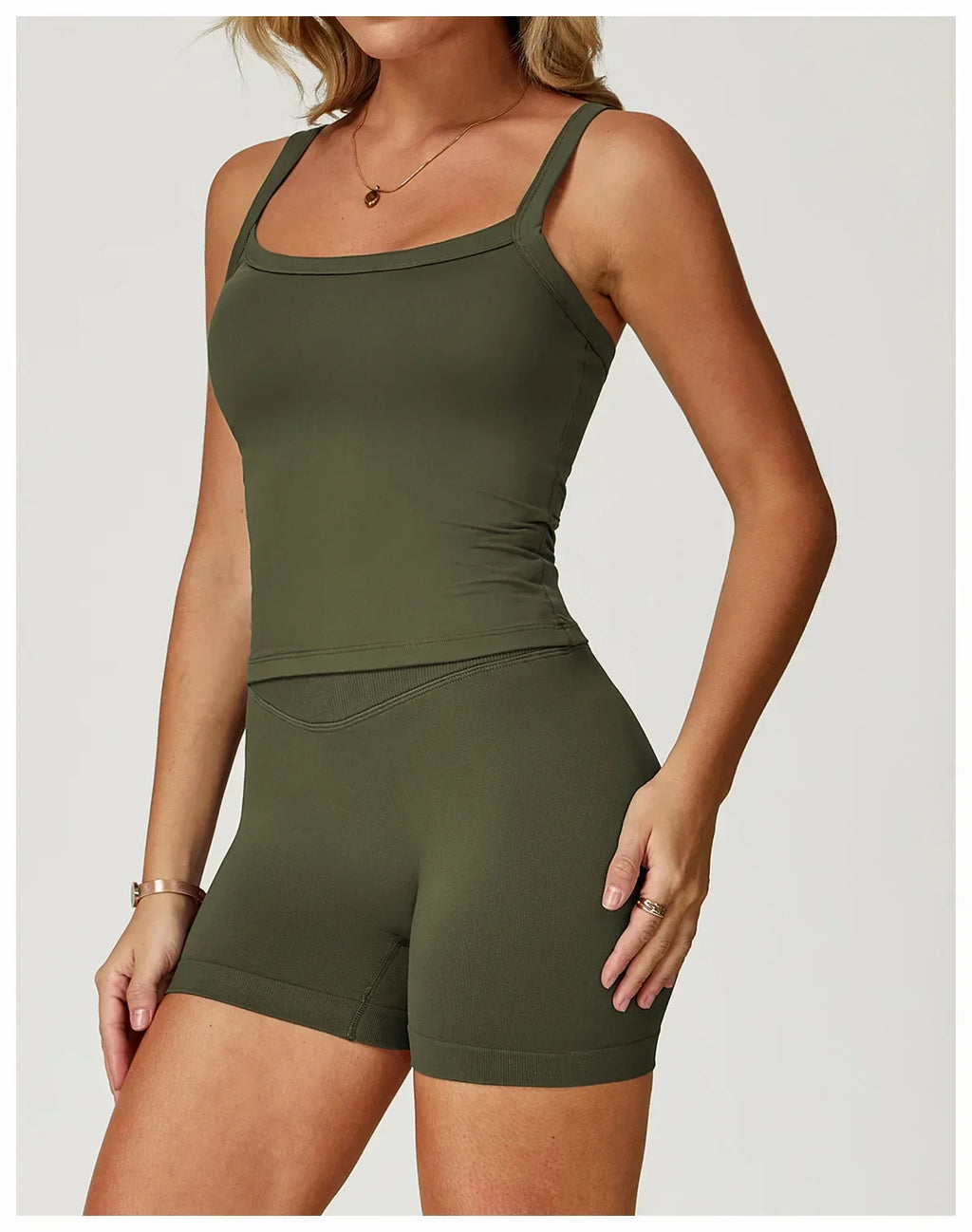 High-Impact Shockproof Sports Bra - Push-Up Crop Top