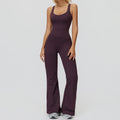 Stretch Push-Up Romper - Women's Yoga & Gym Tracksuit Set