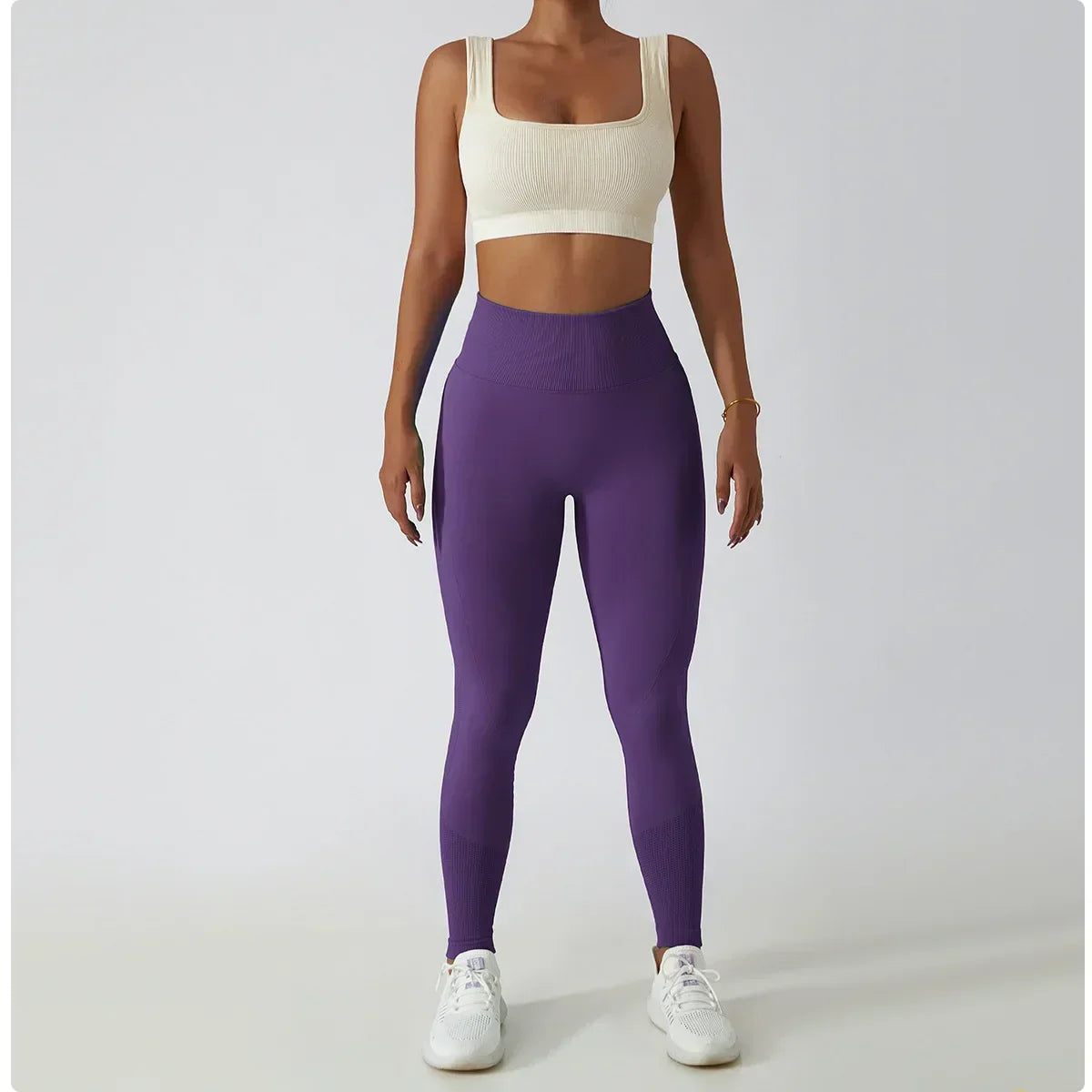 Seamless Scrunch-Butt Leggings - High-Waist Push-Up Yoga Pants