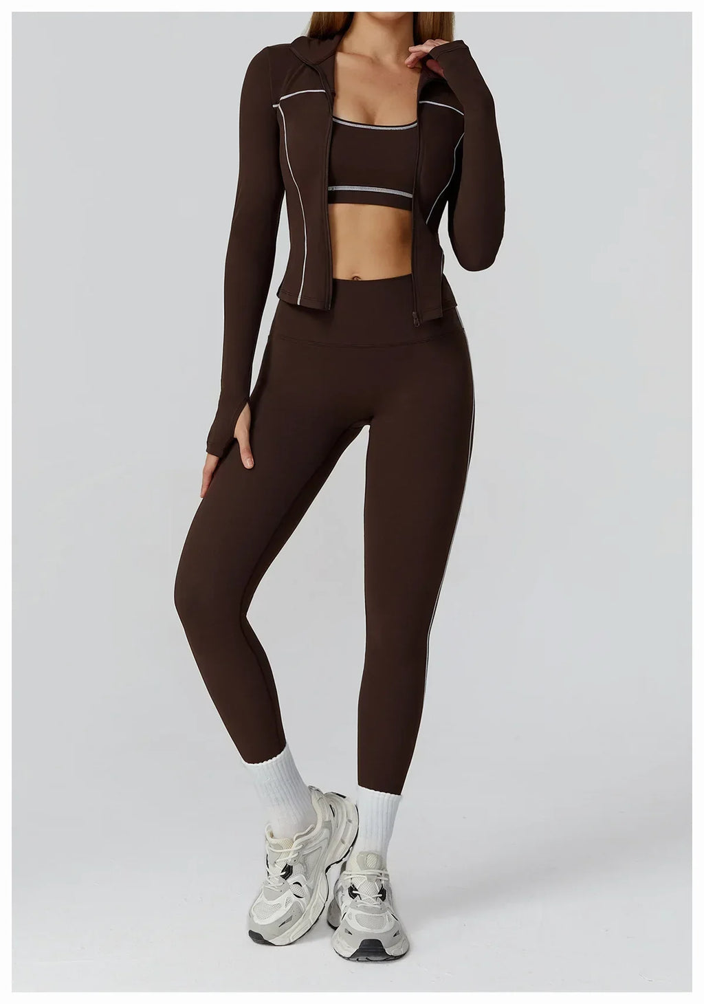 High-Waist Breathable Leggings - Women's Yoga & Running Tights