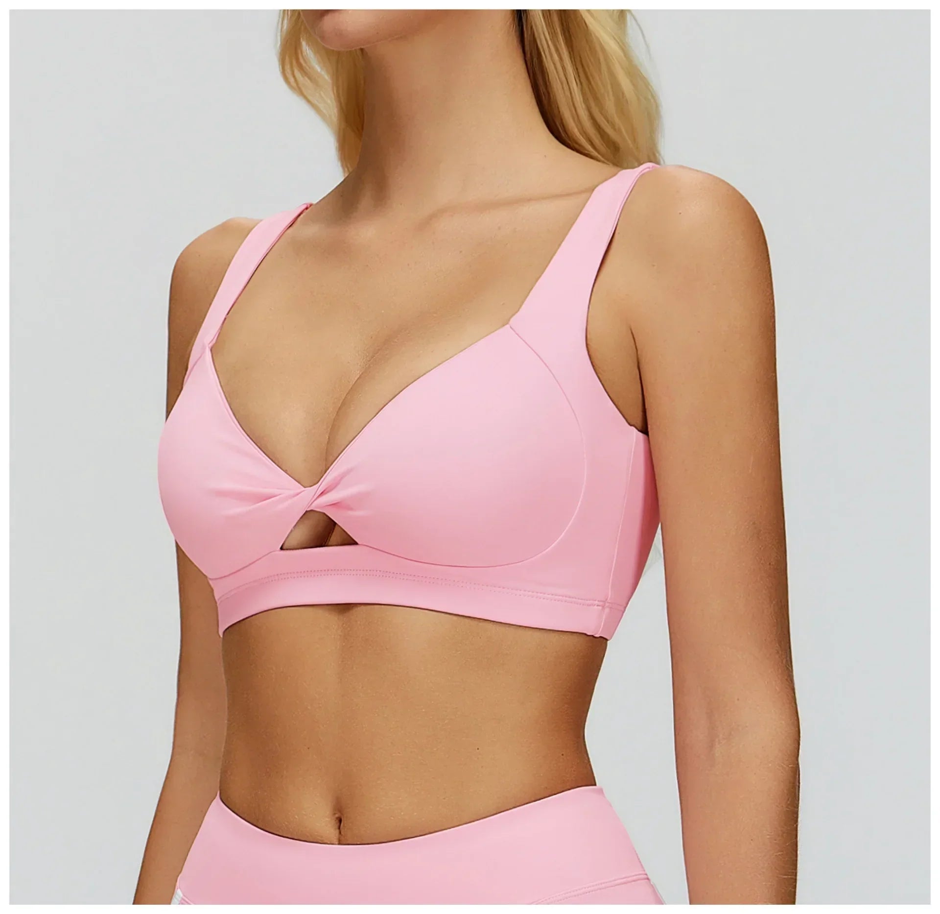 Backless Push-Up Sports Bra - Women's Athletic Crop Top