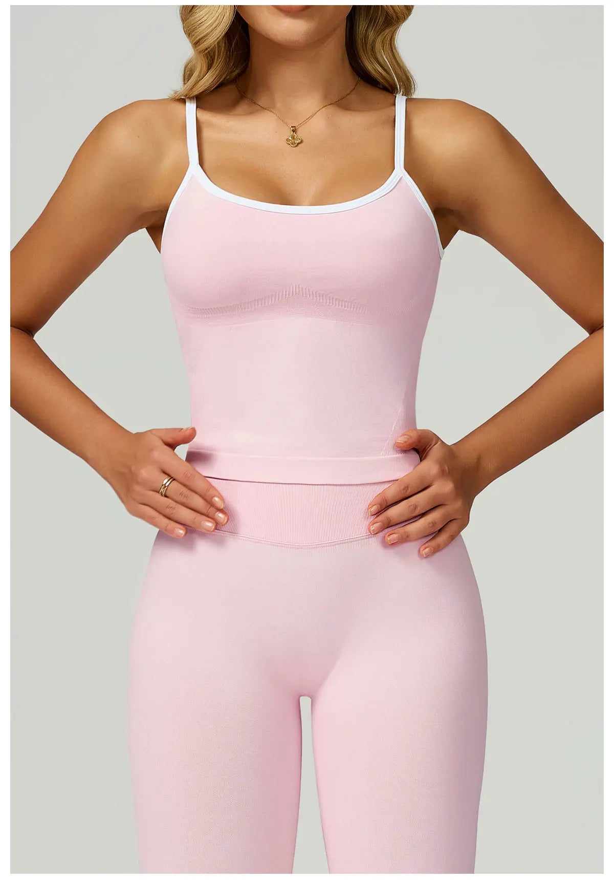 Seamless Padded Fitness Vest - Shockproof Pilates Bra