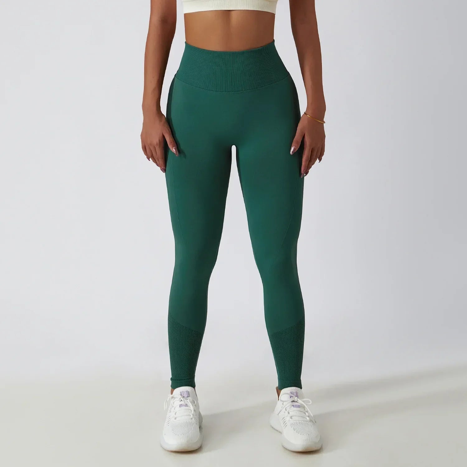 Seamless Scrunch-Butt Leggings - High-Waist Push-Up Yoga Pants