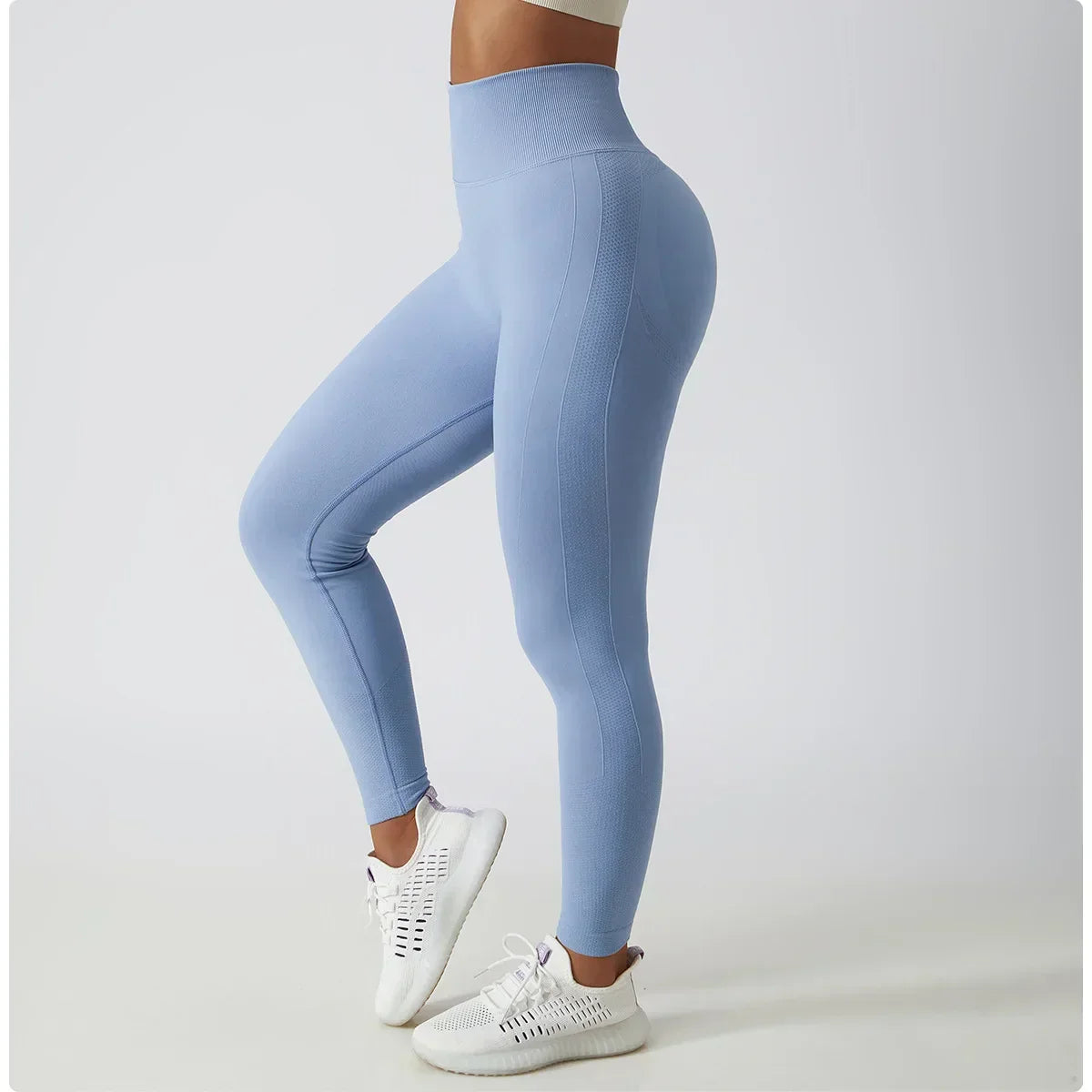 Seamless Scrunch-Butt Leggings - High-Waist Push-Up Yoga Pants