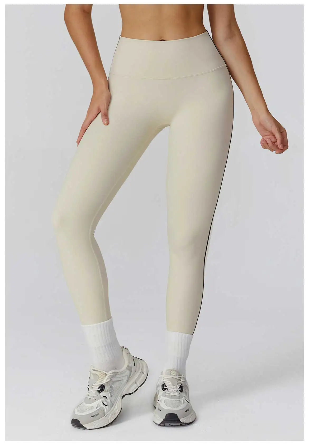 High-Waist Breathable Leggings - Women's Yoga & Running Tights