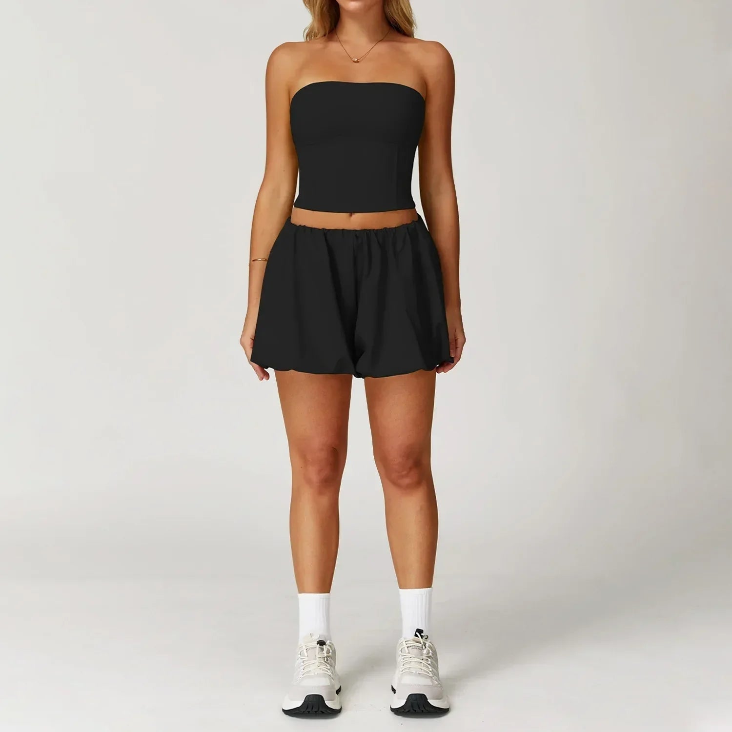 2/3-Piece Yoga Set - Jacket, Bra & Shorts Tracksuit