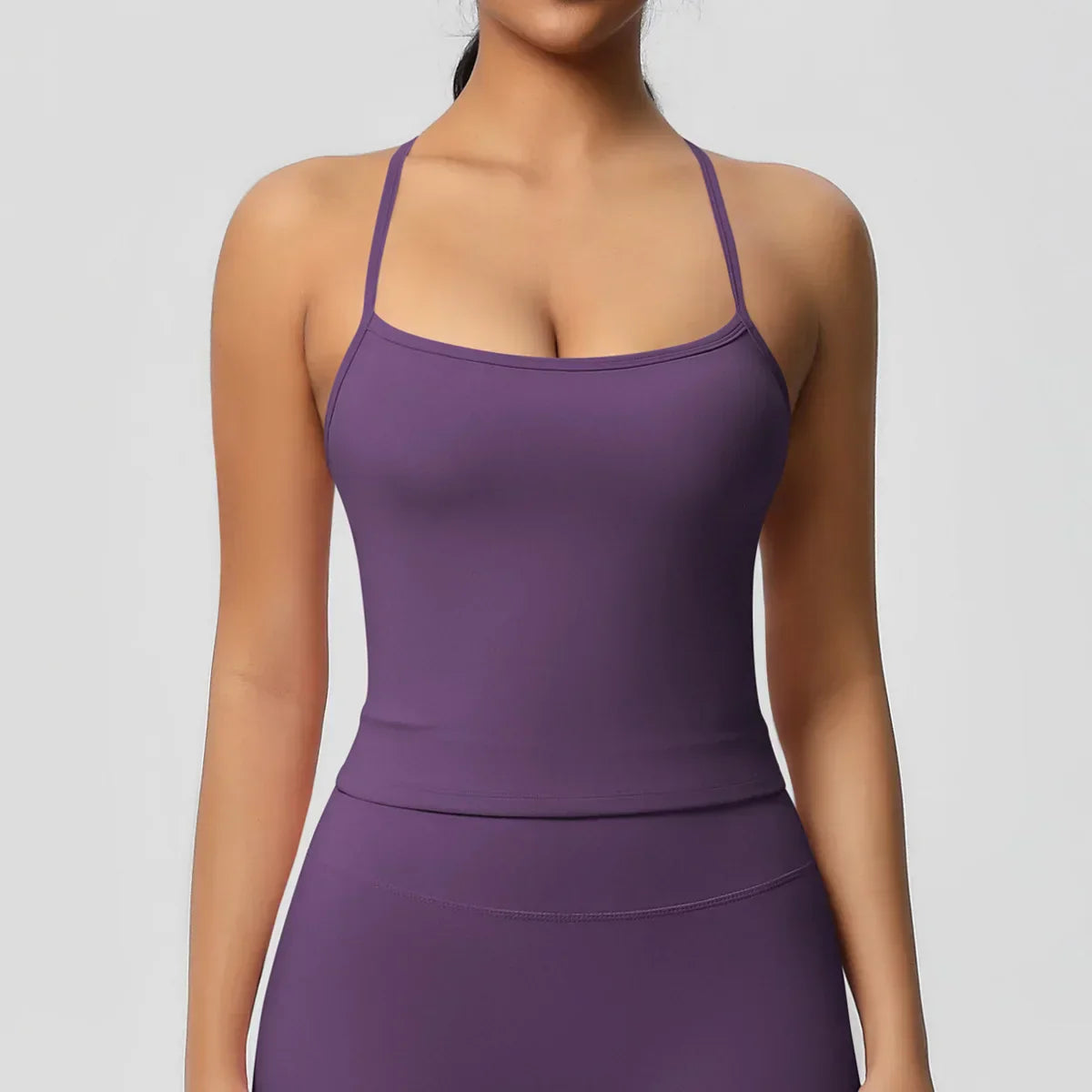 Push-Up Bralette Tank - Women's Training & Running Sports Bra