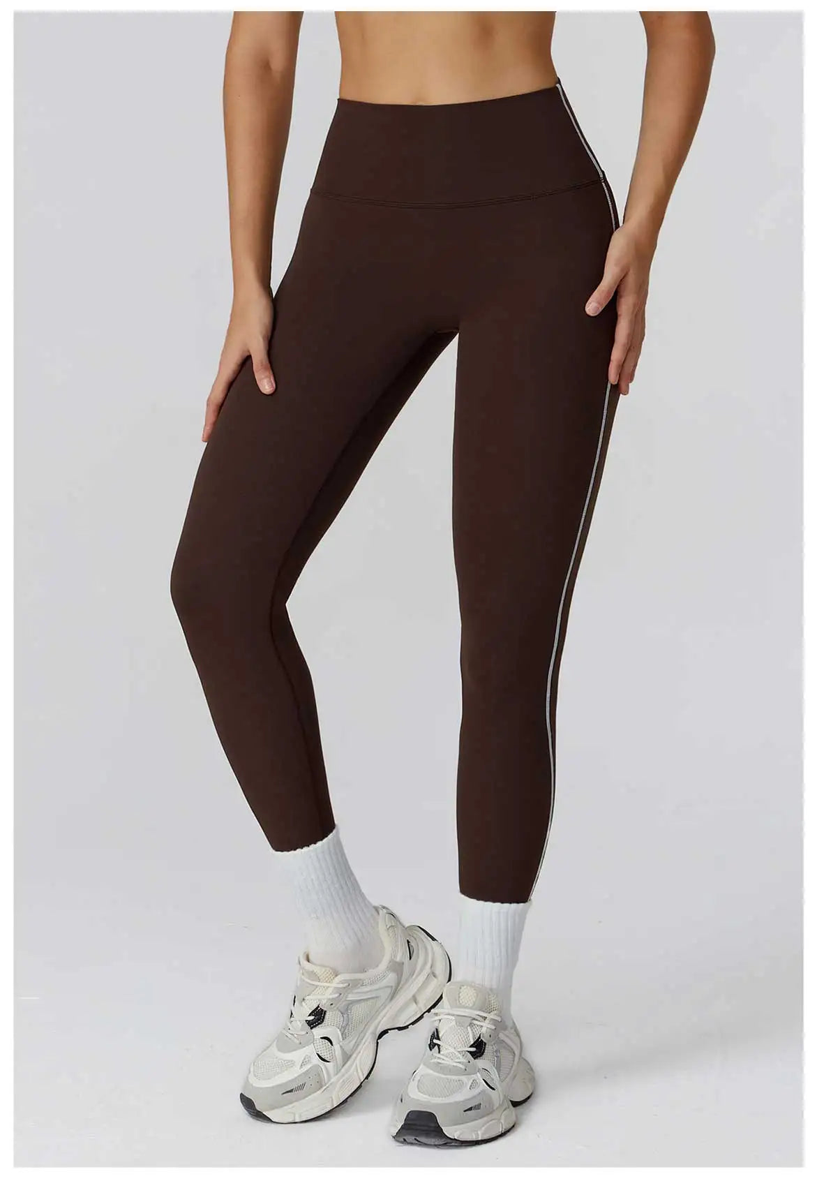 High-Waist Breathable Leggings - Women's Yoga & Running Tights