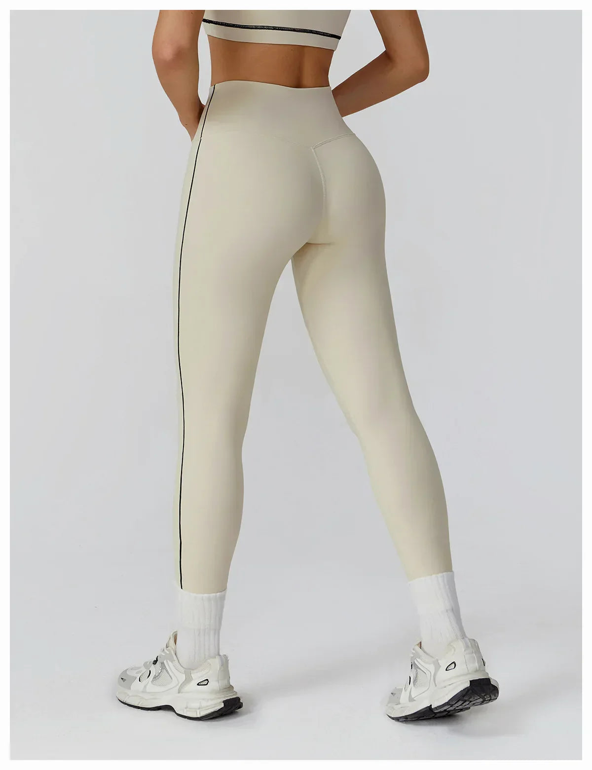 High-Waist Breathable Leggings - Women's Yoga & Running Tights