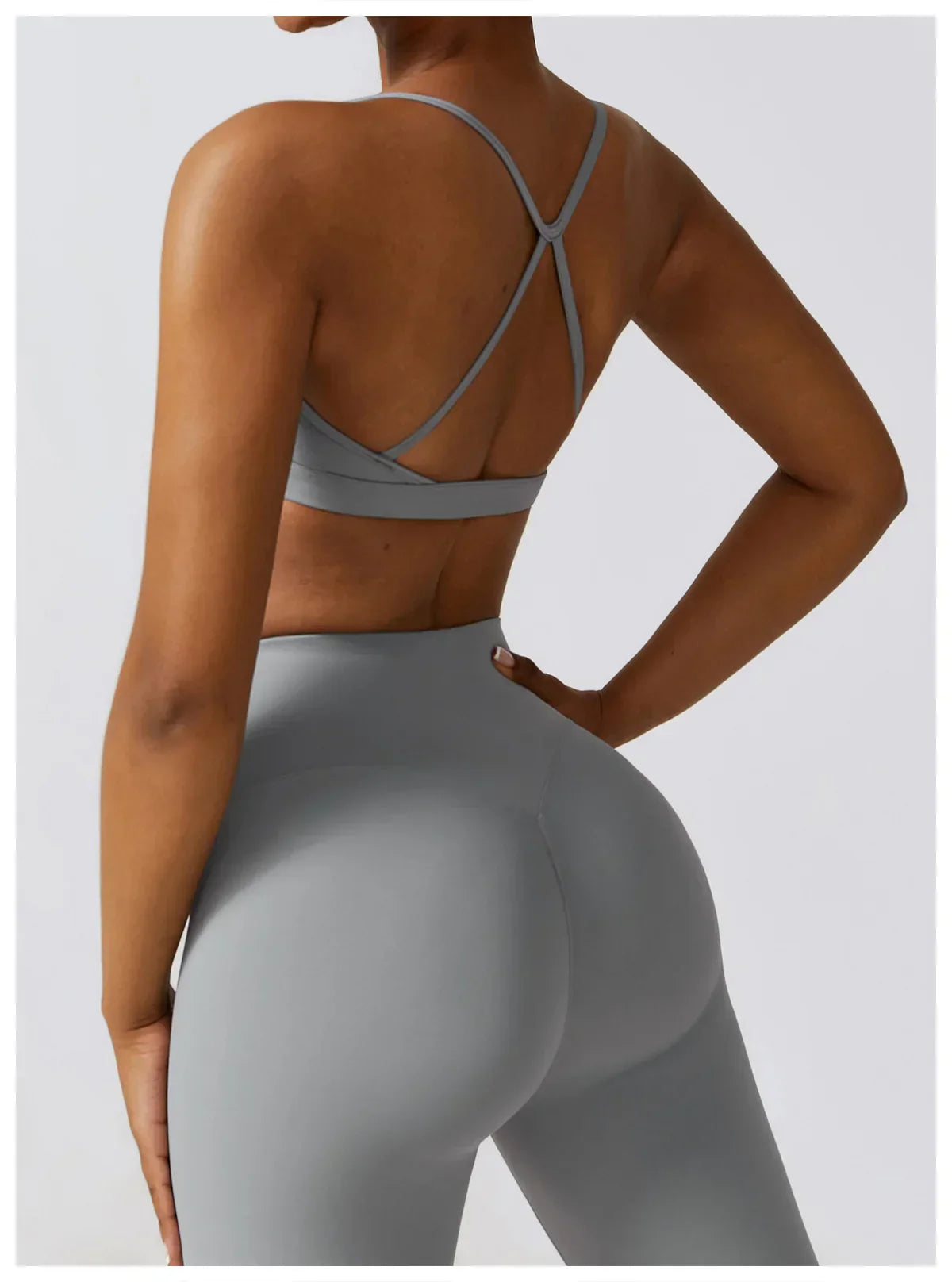 2/3-Piece Activewear Set - Leggings, Bra & Long Sleeve Top
