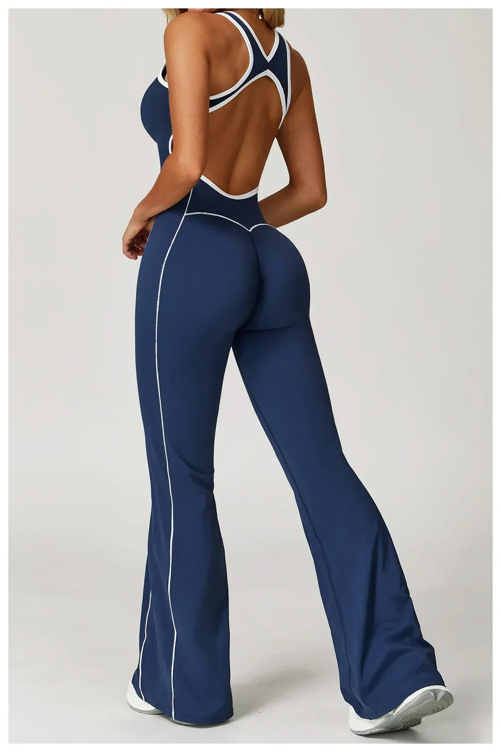 Zip-Up Skort Romper - Women's Gym & Yoga Jumpsuit