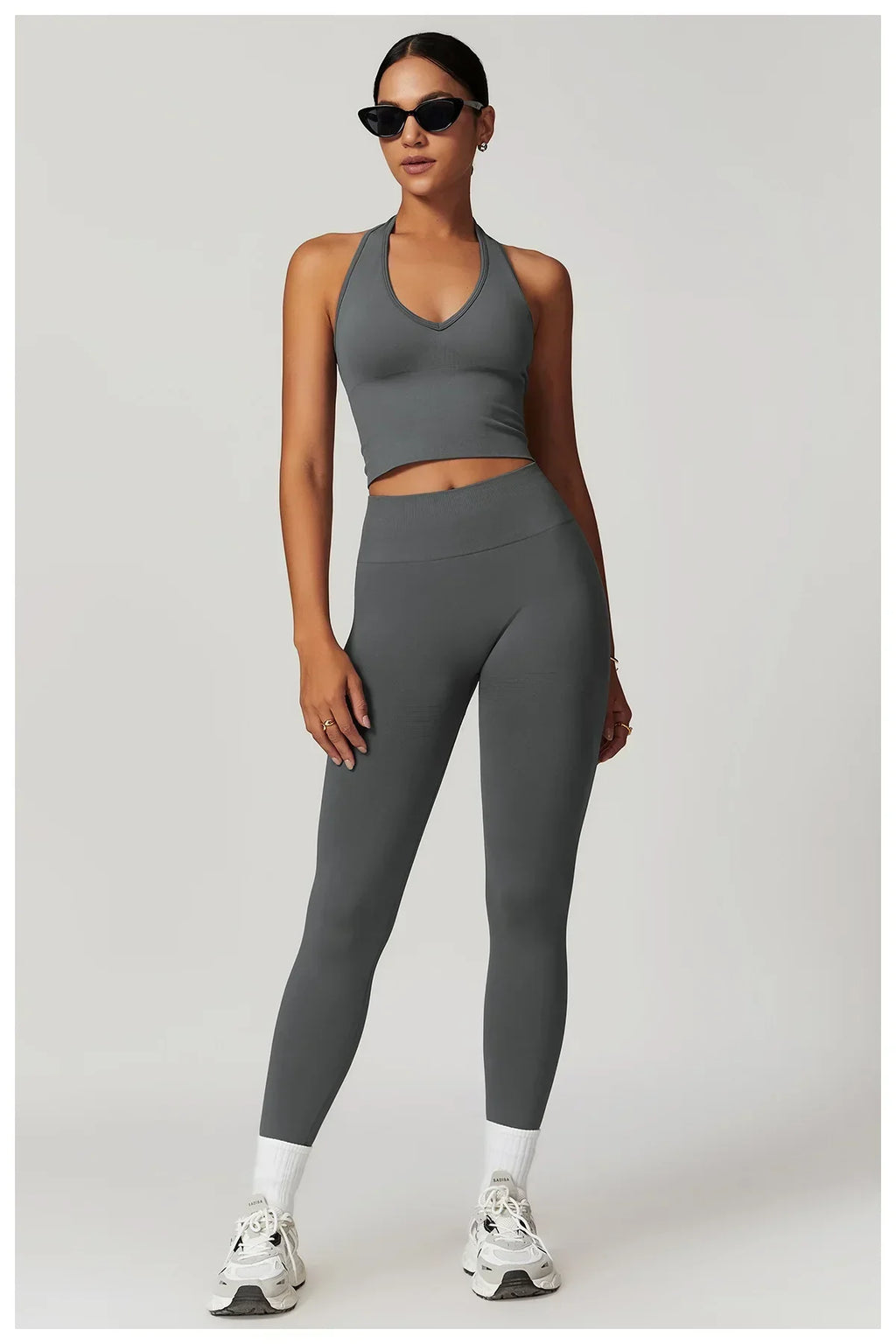 High-Waist Push-Up Leggings - Breathable Yoga & Running Tights