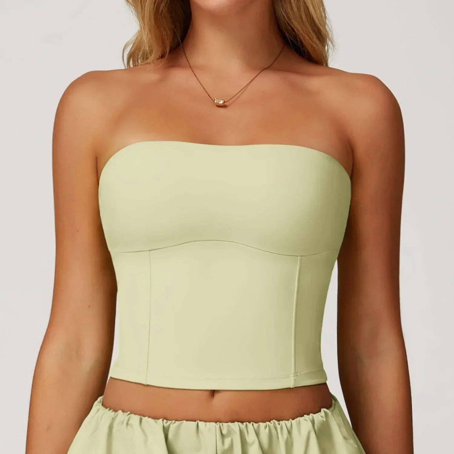 Double-Layer Padded Sports Bra - Breathable Shockproof