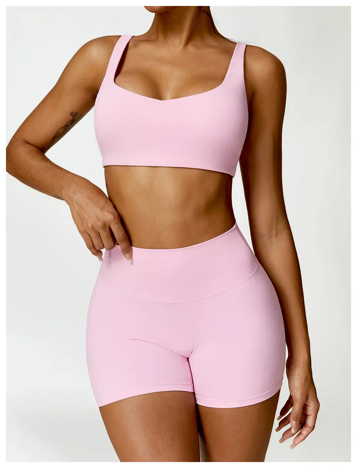 2-Piece Legging & Long Sleeve Set - Women's Yoga Tracksuit