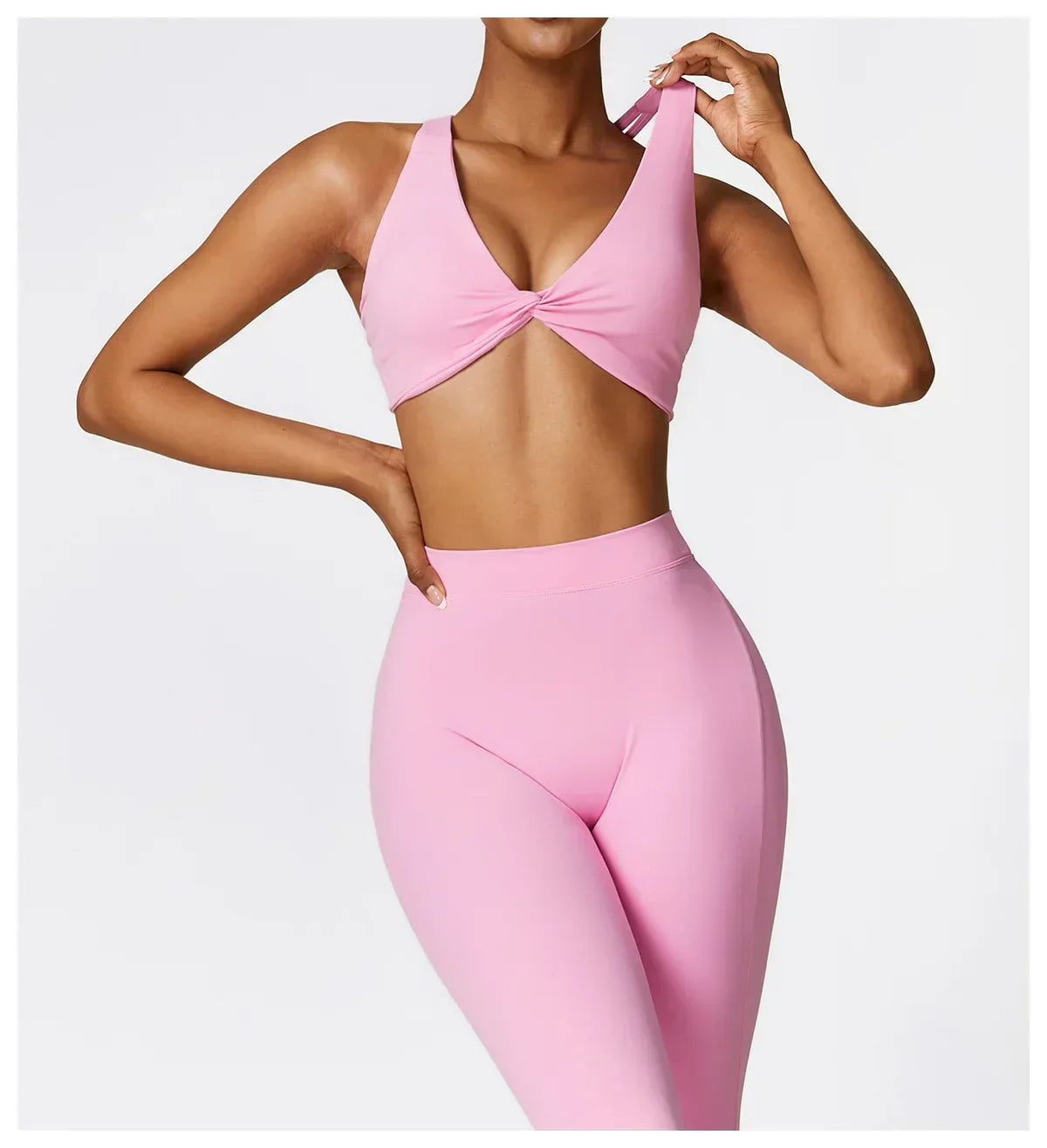 V-Hip Flare Yoga Pants - High-Waist Wide-Leg Leggings