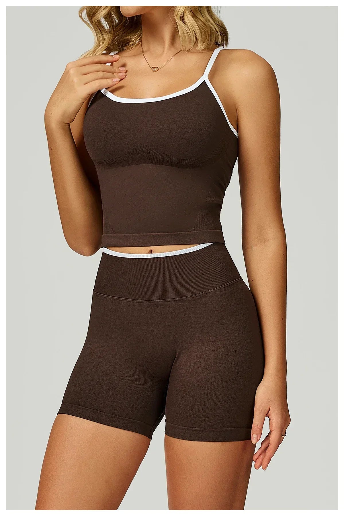 Seamless Padded Fitness Vest - Shockproof Pilates Bra