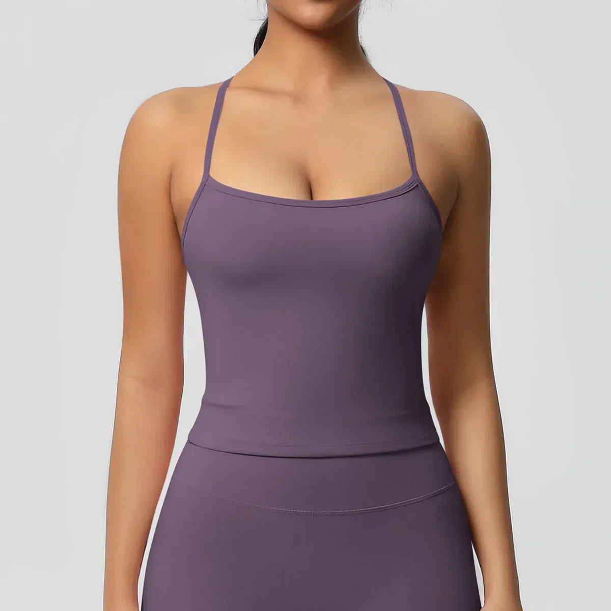 Push-Up Bralette Tank - Women's Training & Running Sports Bra