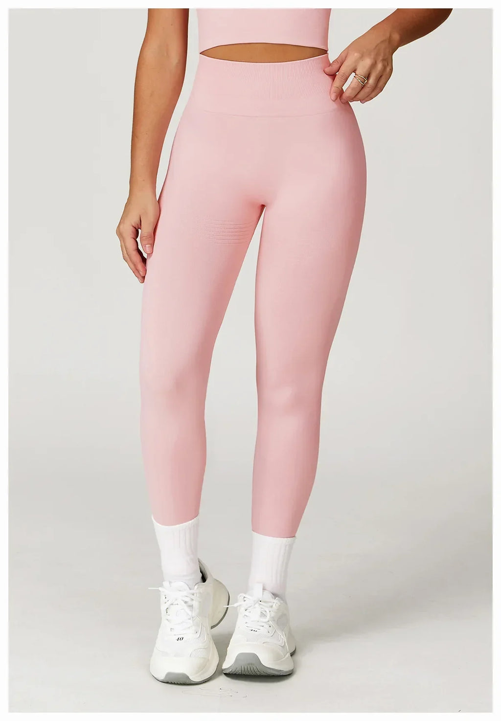 High-Waist Push-Up Leggings - Breathable Yoga & Running Tights