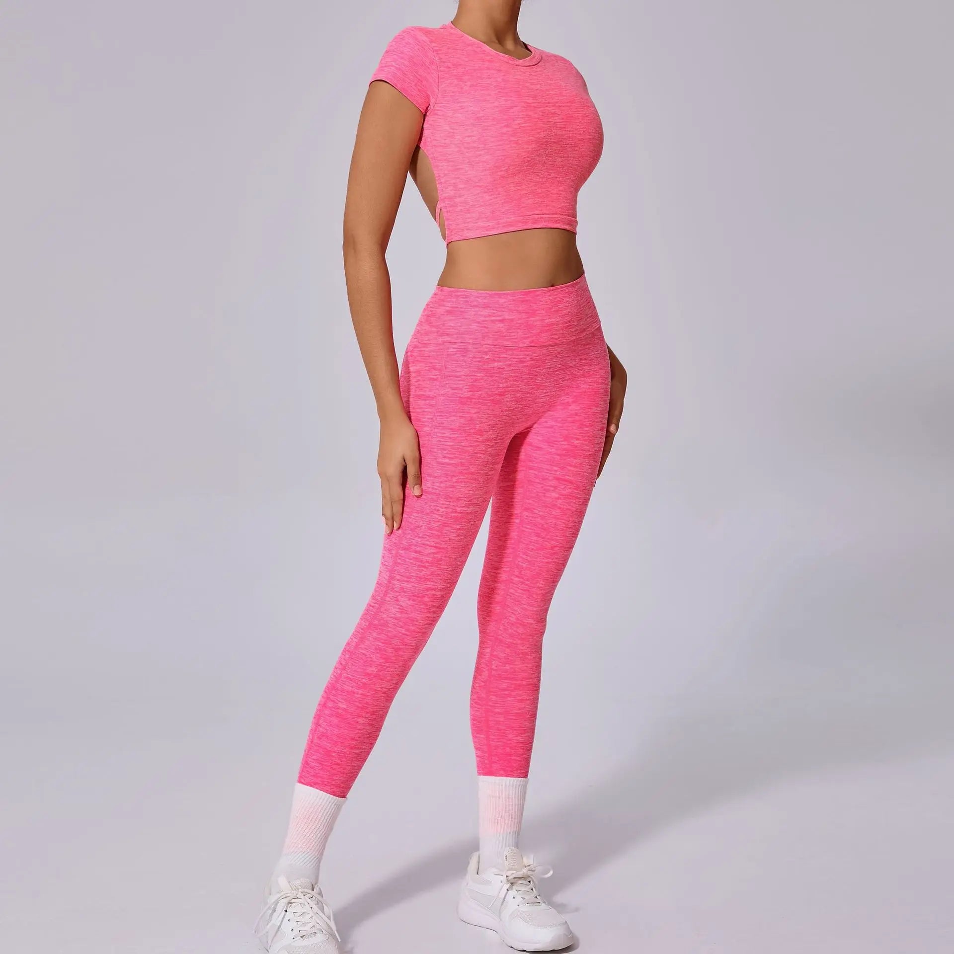 Breathable High-Waist Leggings - Women's Yoga & Running Tights