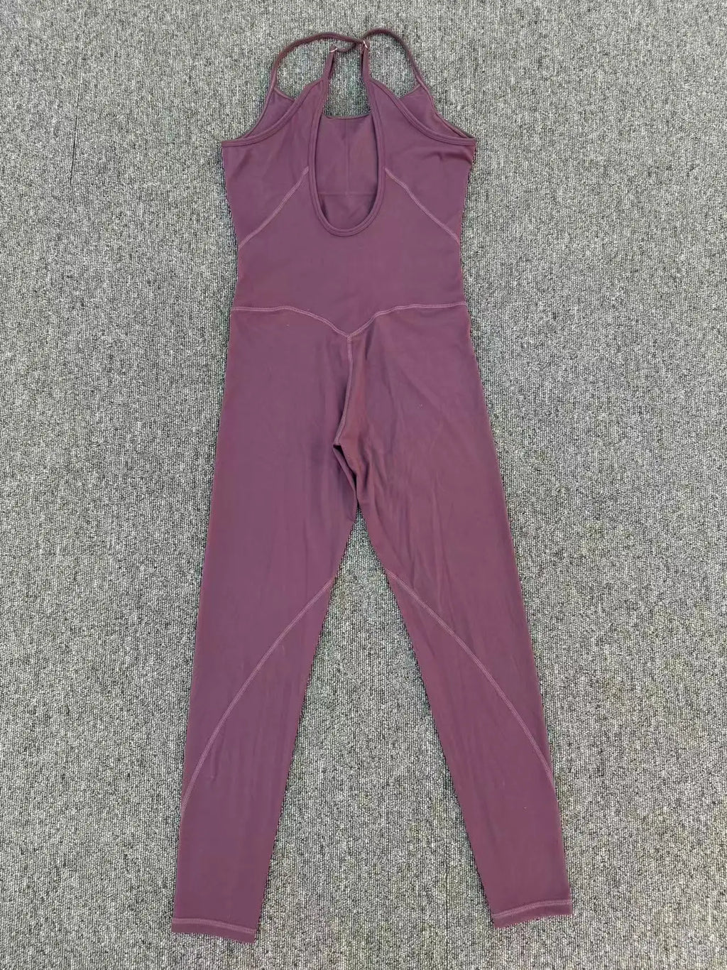 Scrunch Backless Romper - Women's One-Piece Yoga Jumpsuit