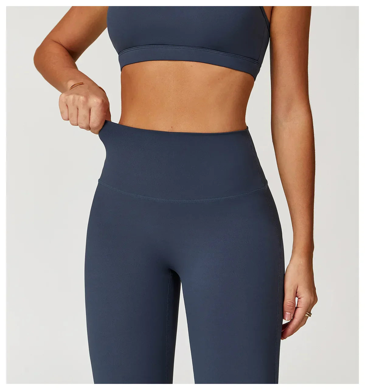 High-Waist Yoga Leggings - Breathable Running Tights