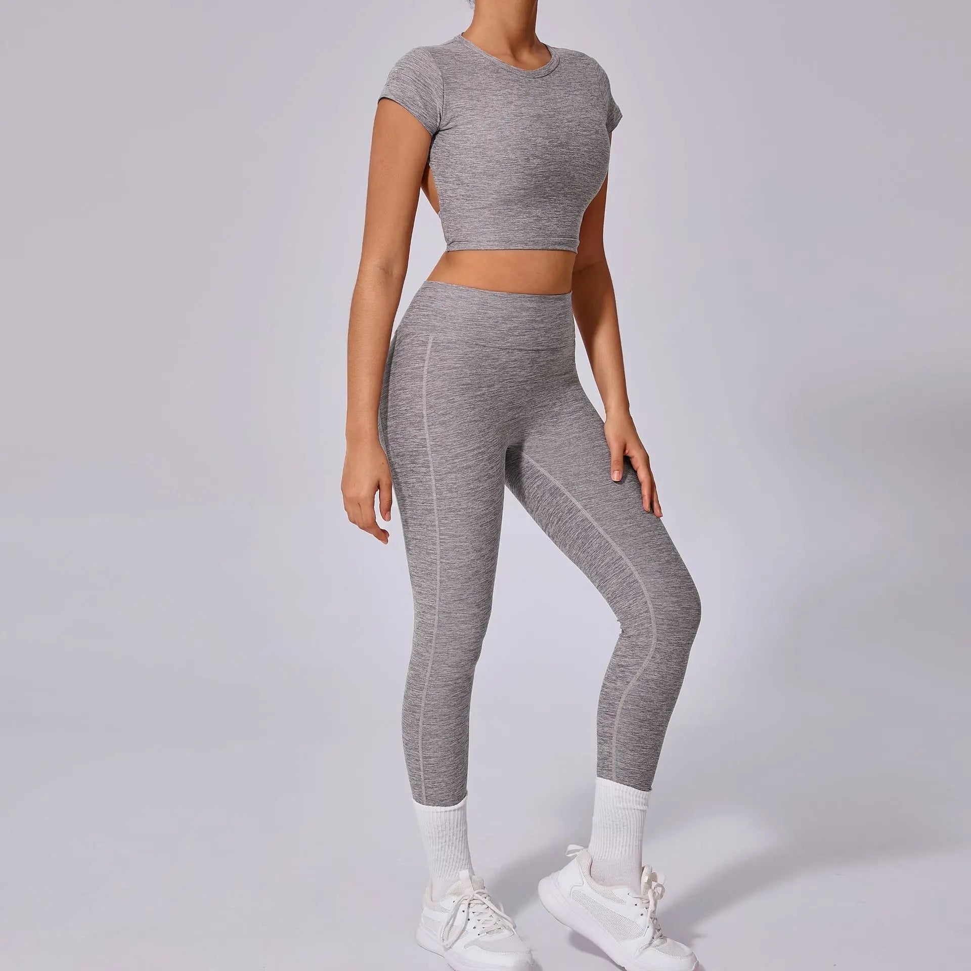 Breathable High-Waist Leggings - Women's Yoga & Running Tights