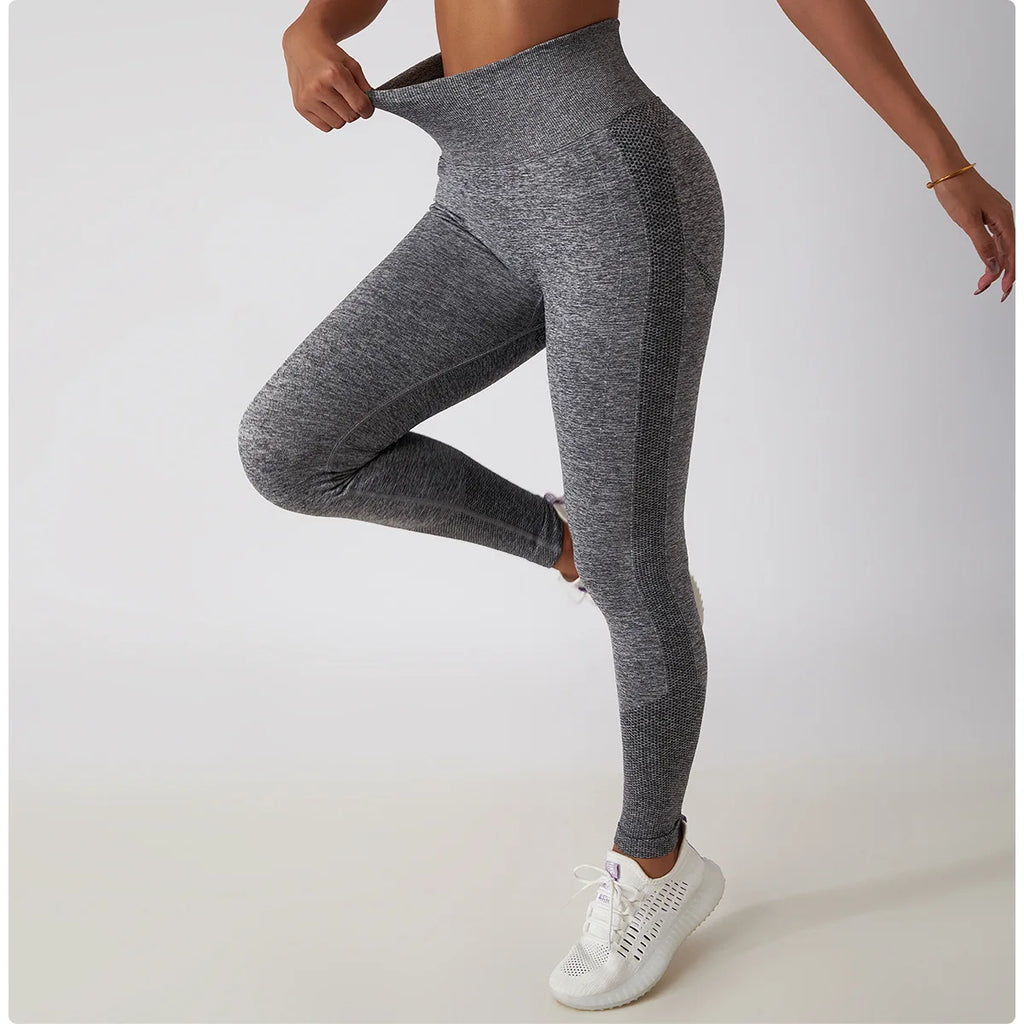 Seamless Scrunch-Butt Leggings - High-Waist Push-Up Yoga Pants