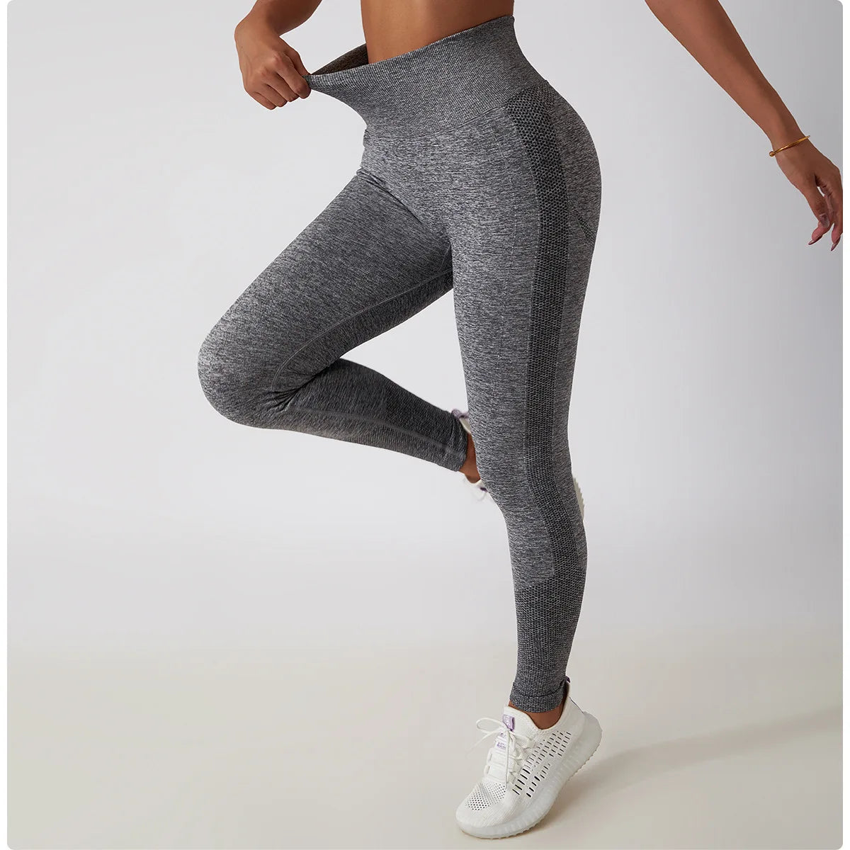 Seamless Scrunch-Butt Leggings - High-Waist Push-Up Yoga Pants