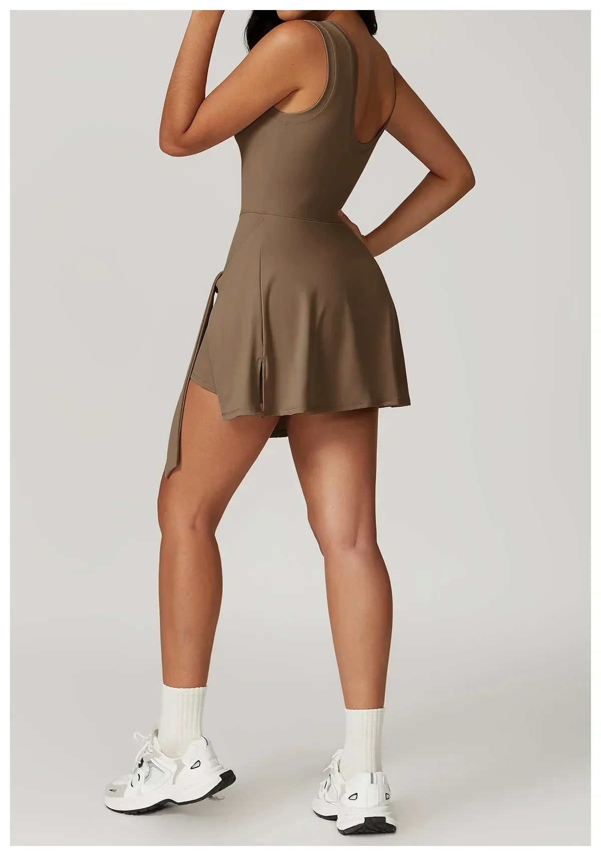 Backless One-Piece Romper - Women's Yoga & Gym Jumpsuit