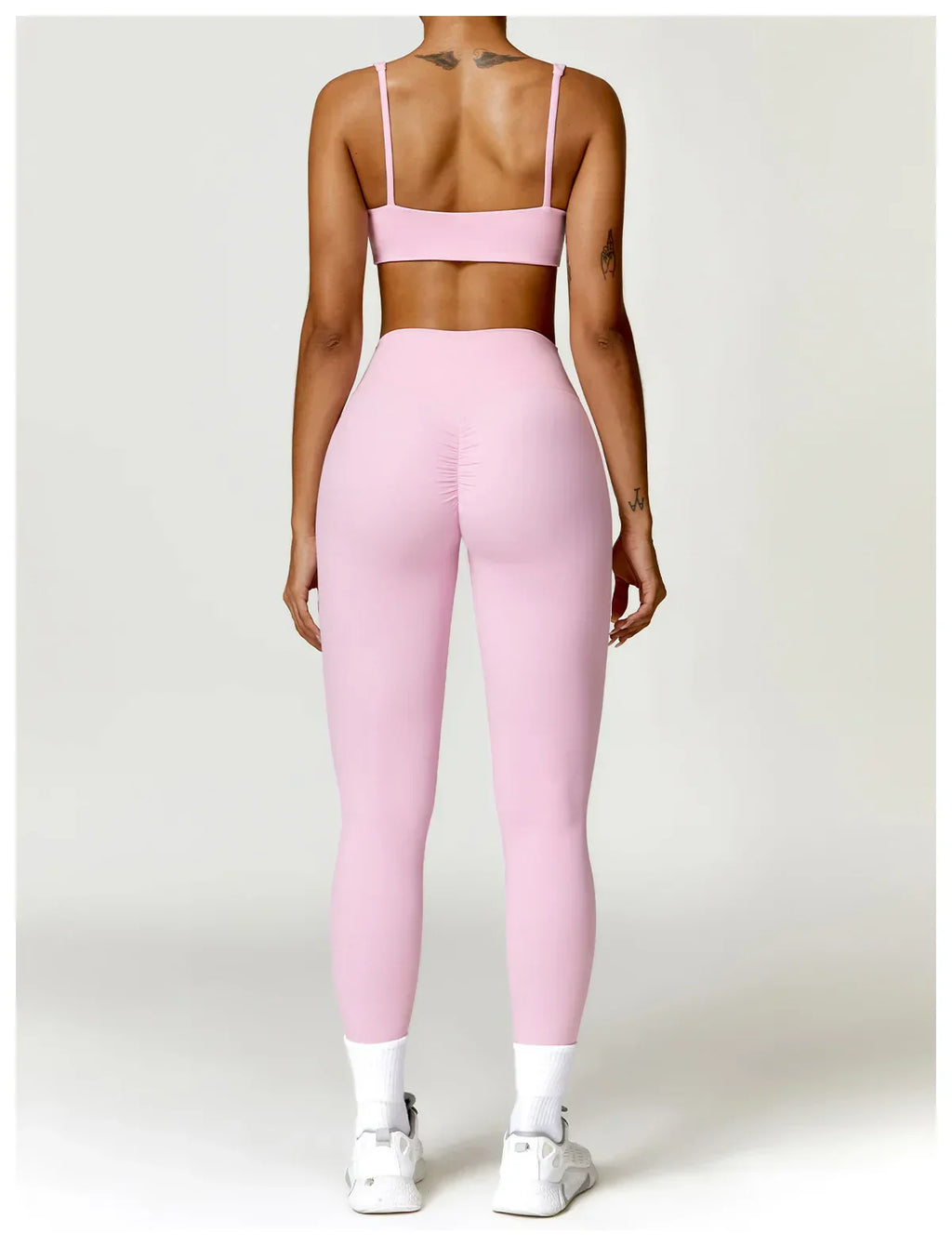 2-Piece Legging & Long Sleeve Set - Women's Yoga Tracksuit