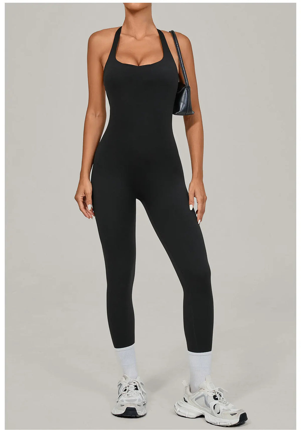 Push-Up Yoga Overalls - Women's Fitness Jumpsuit Set