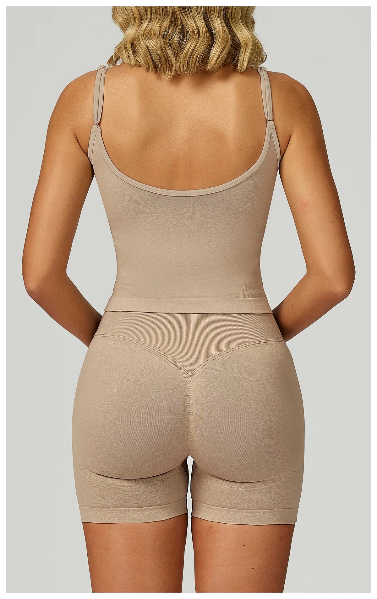 Seamless Padded Fitness Vest - Shockproof Pilates Bra