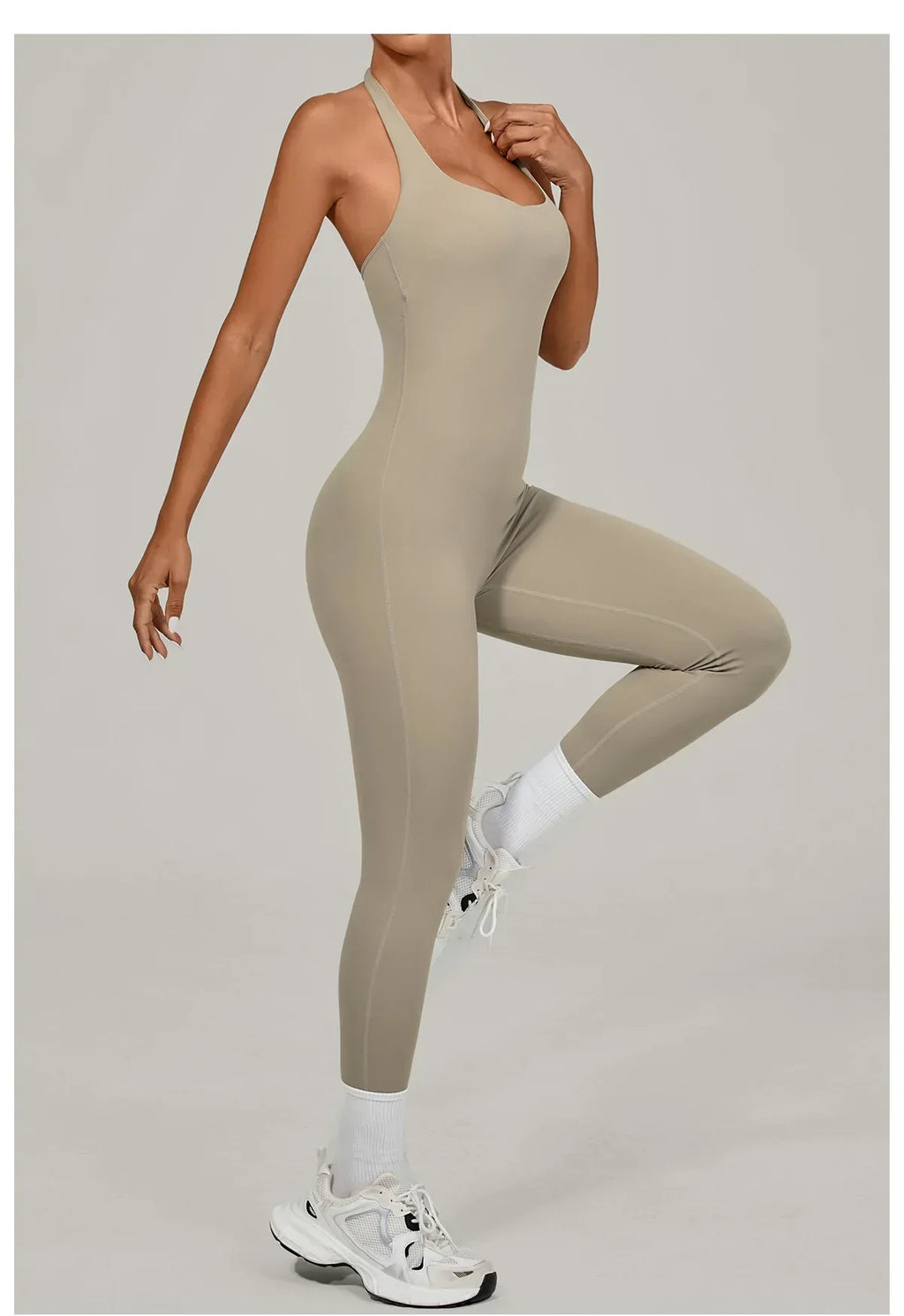 Push-Up Yoga Overalls - Women's Fitness Jumpsuit Set