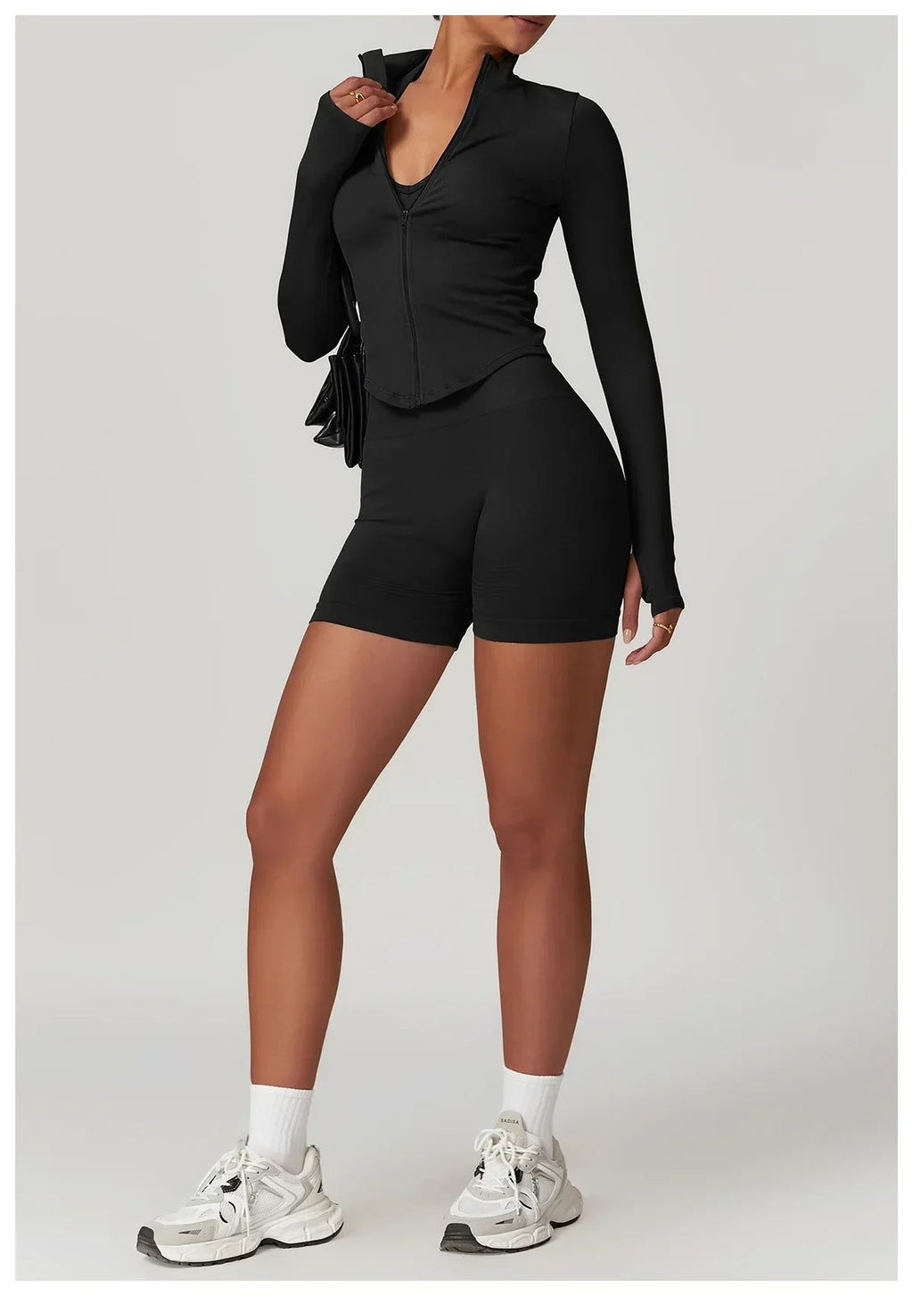 2-Piece Seamless Set - High-Waist Leggings & Top Tracksuit