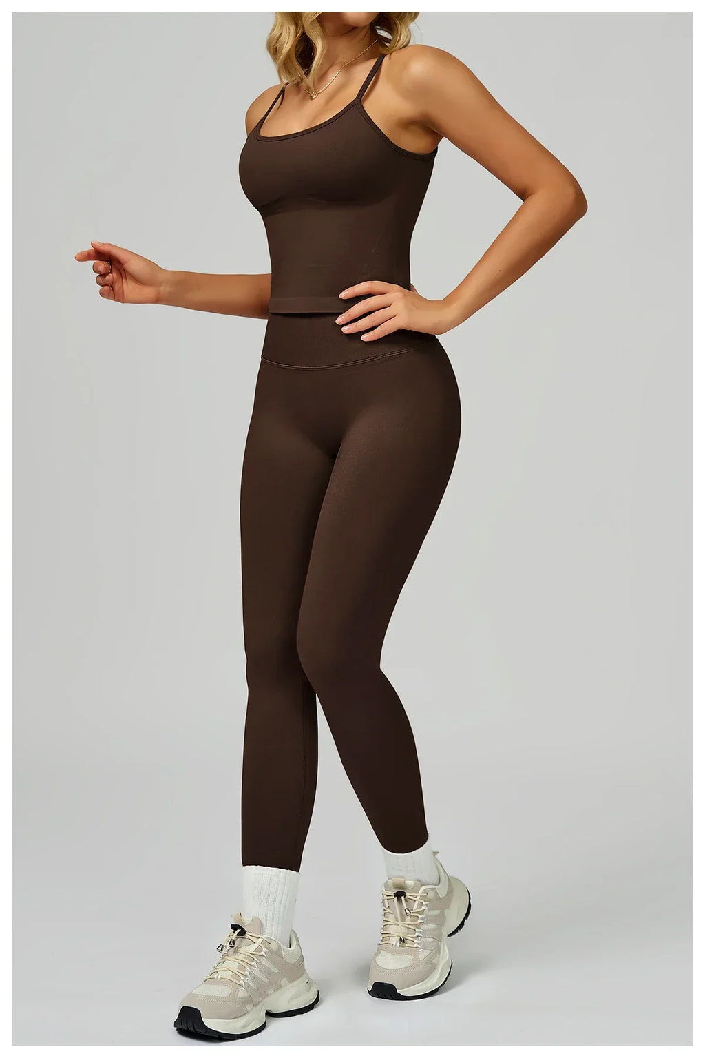 Seamless Padded Fitness Vest - Shockproof Pilates Bra