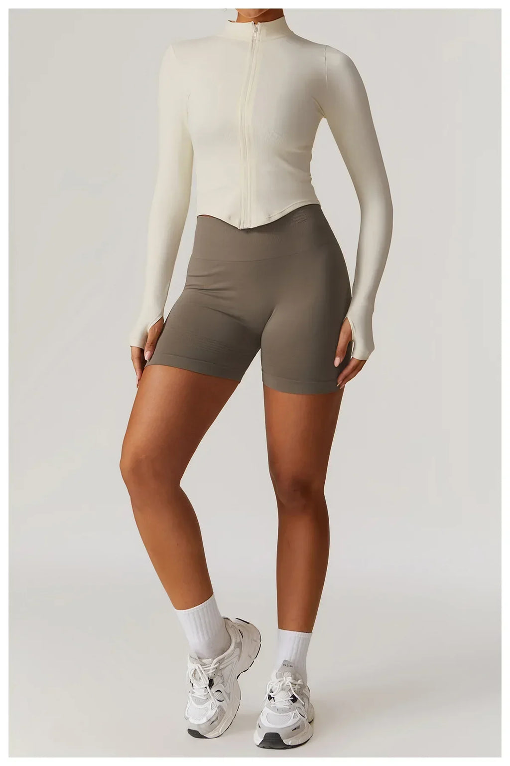 2-Piece Seamless Set - High-Waist Leggings & Top Tracksuit