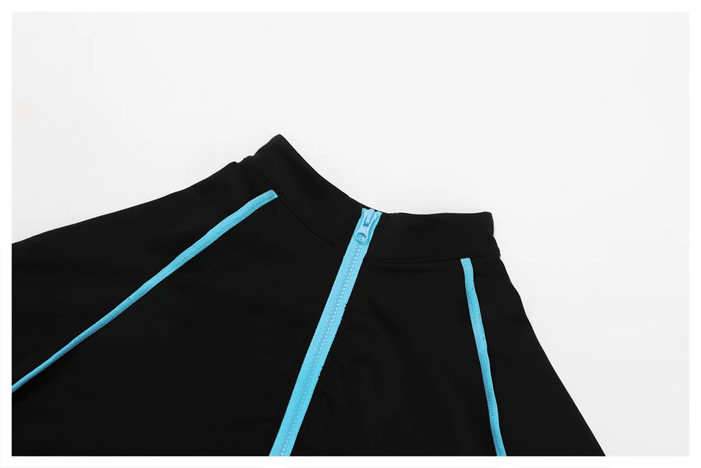 Zip-Up Short Sleeve Romper - Women's Push-Up Gym Jumpsuit