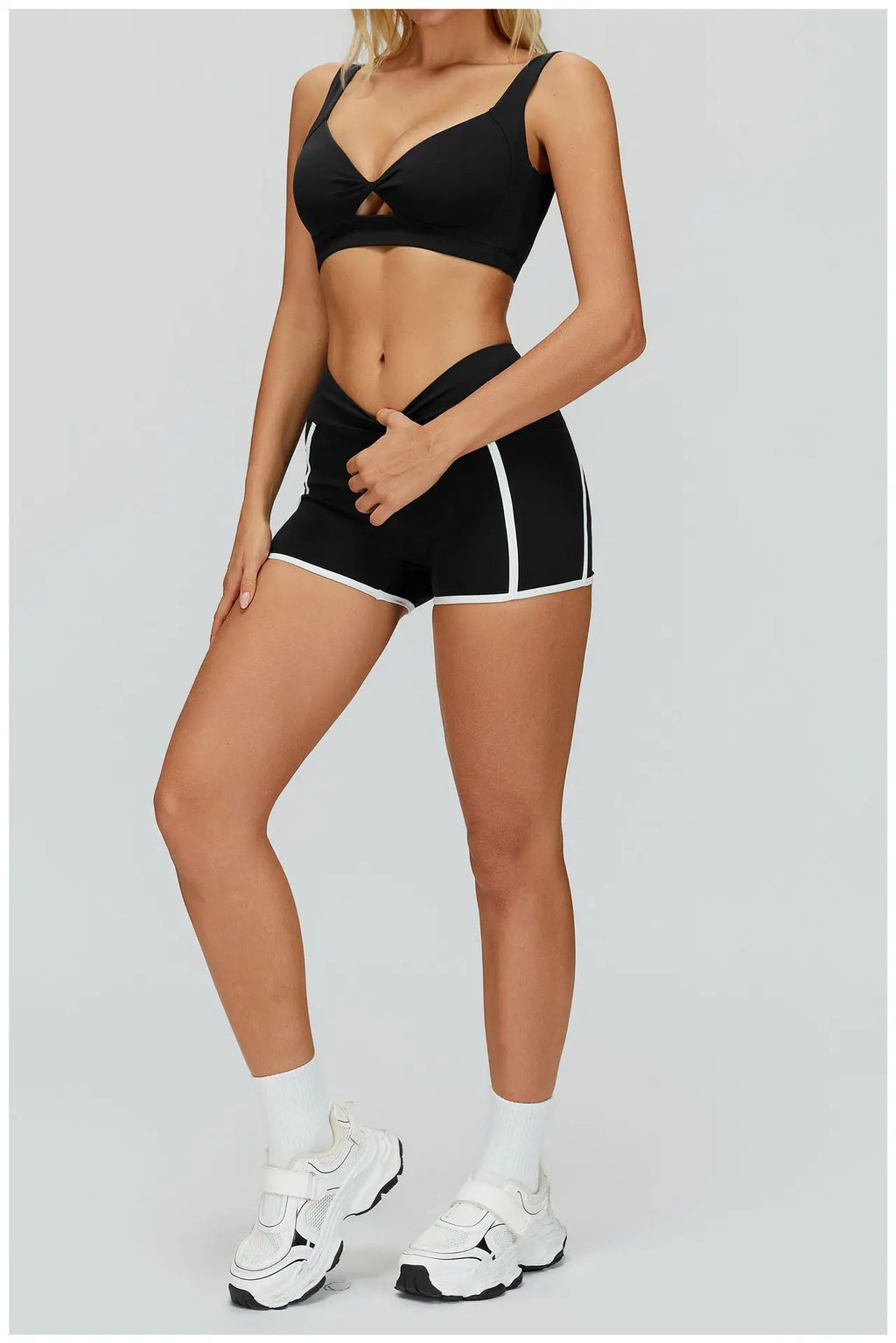 Backless Push-Up Sports Bra - Women's Athletic Crop Top