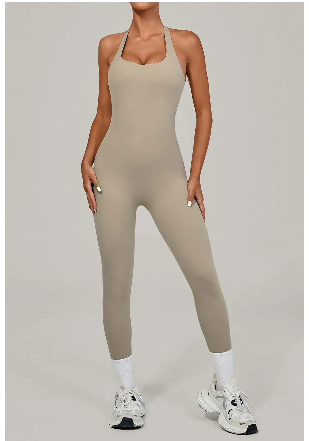 Push-Up Yoga Overalls - Women's Fitness Jumpsuit Set