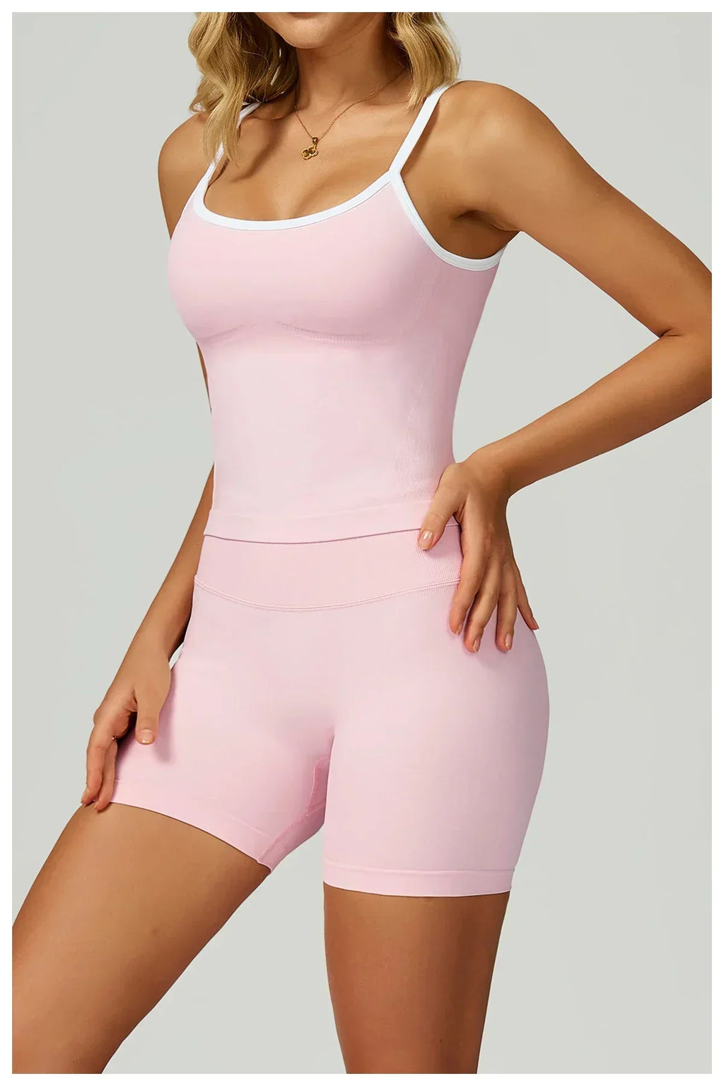 Seamless Padded Fitness Vest - Shockproof Pilates Bra