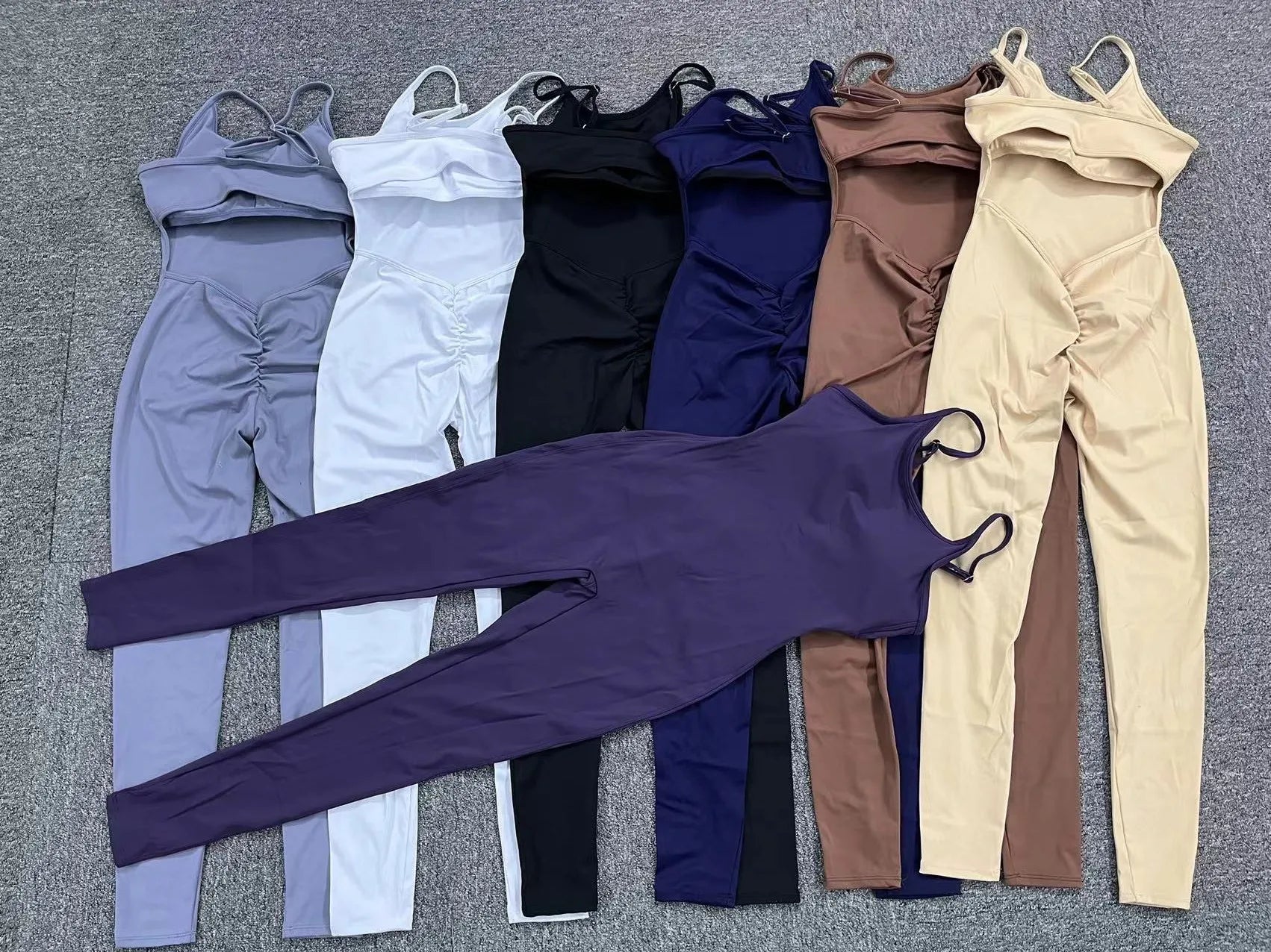 Running Overalls Romper - Women's Gym & Yoga Jumpsuit