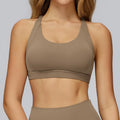 Cross-Back Push-Up Sports Bra - Breathable Tank Top