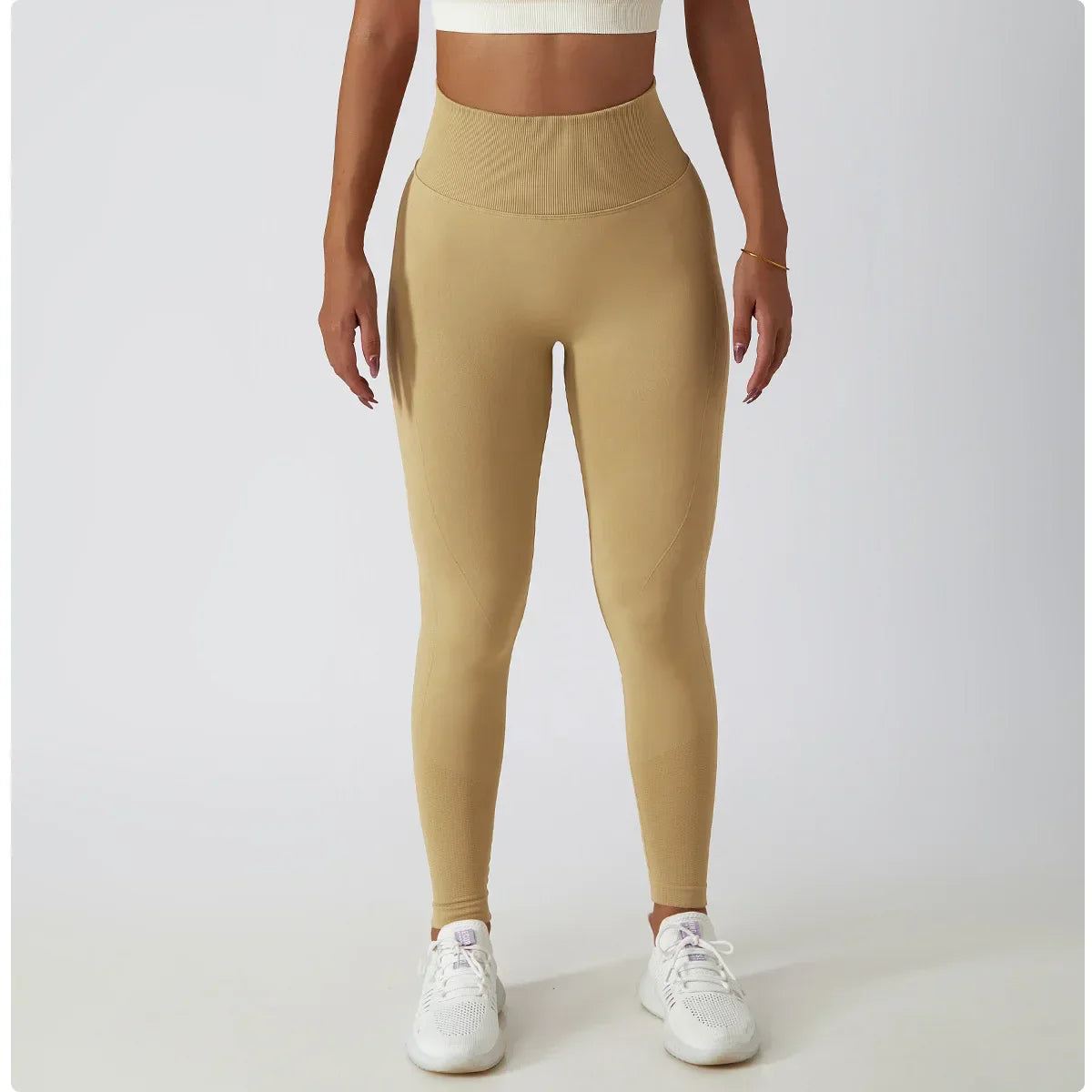Seamless Scrunch-Butt Leggings - High-Waist Push-Up Yoga Pants