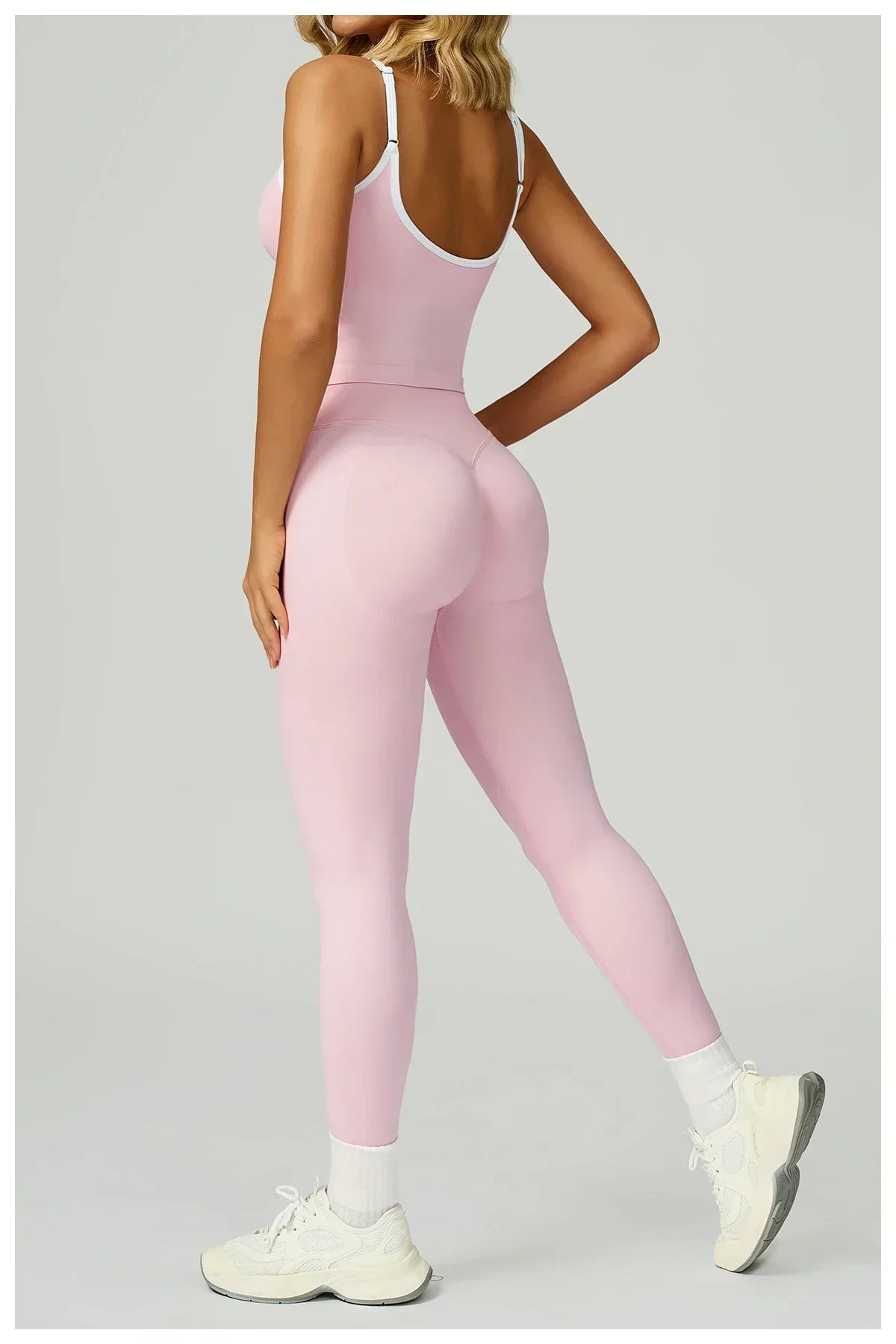 Seamless Padded Fitness Vest - Shockproof Pilates Bra