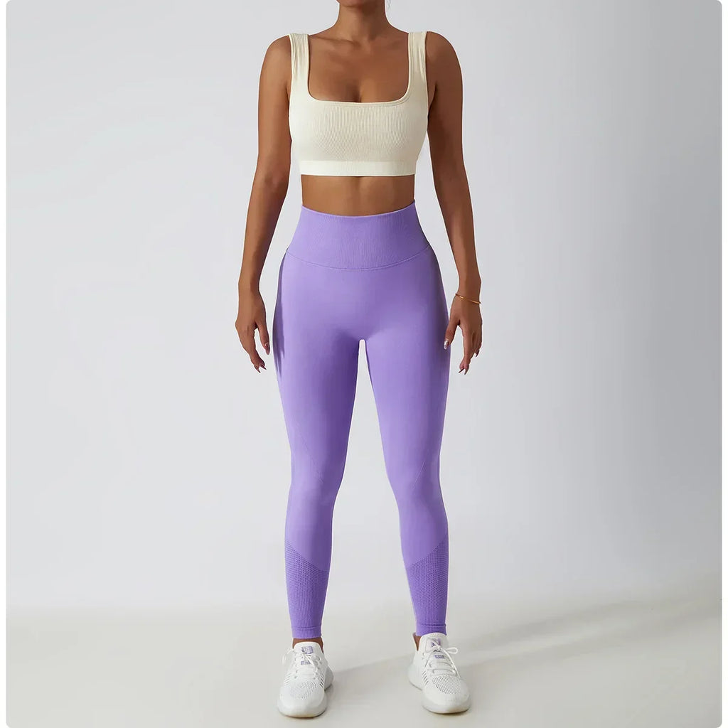Seamless Scrunch-Butt Leggings - High-Waist Push-Up Yoga Pants