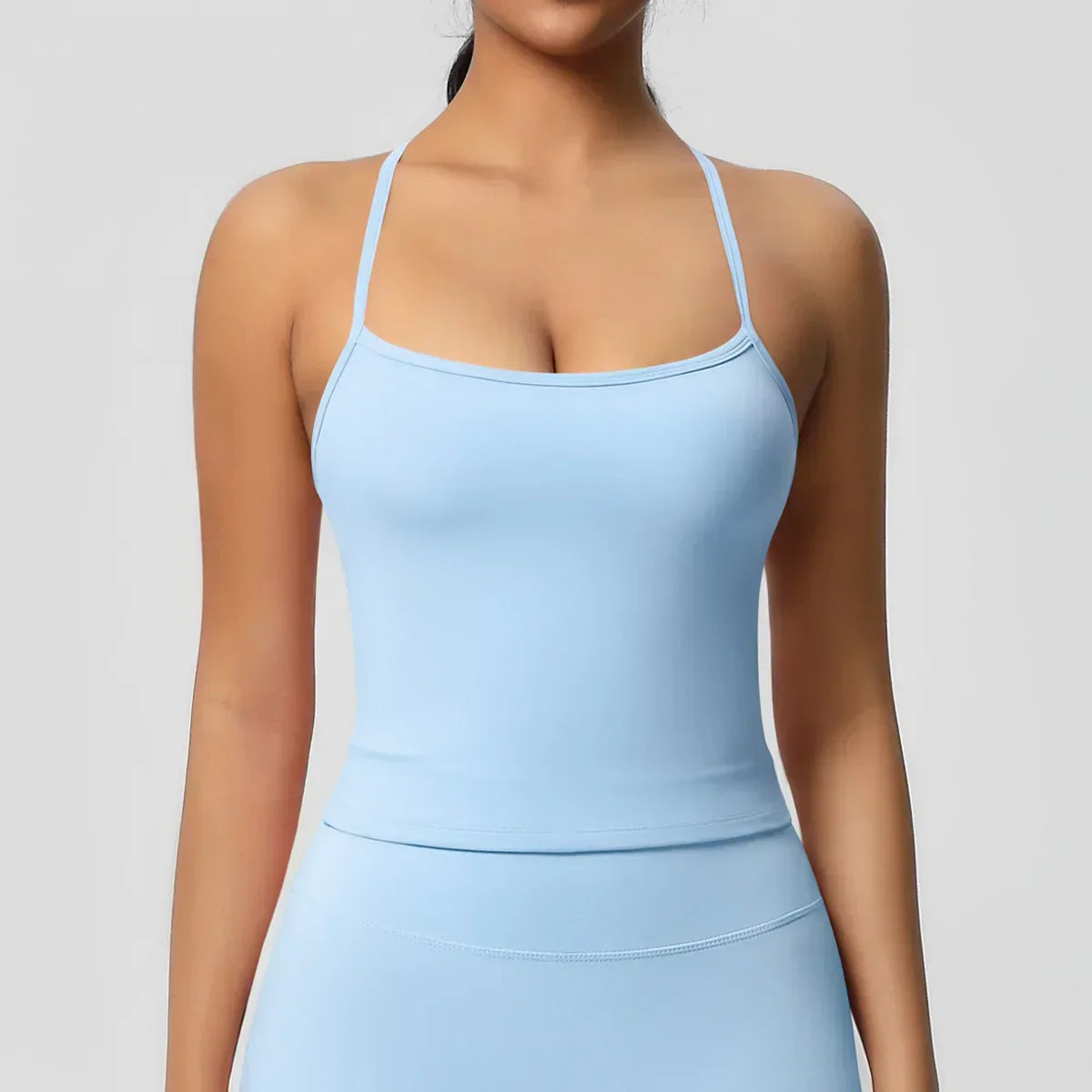 Push-Up Bralette Tank - Women's Training & Running Sports Bra
