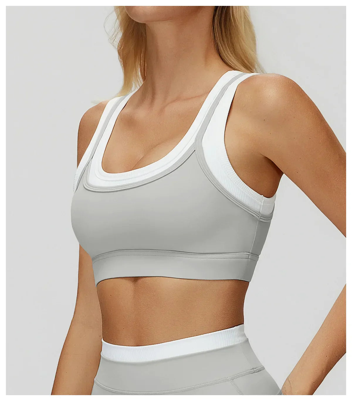 Shockproof Push-Up Sports Bra - Breathable Running Vest