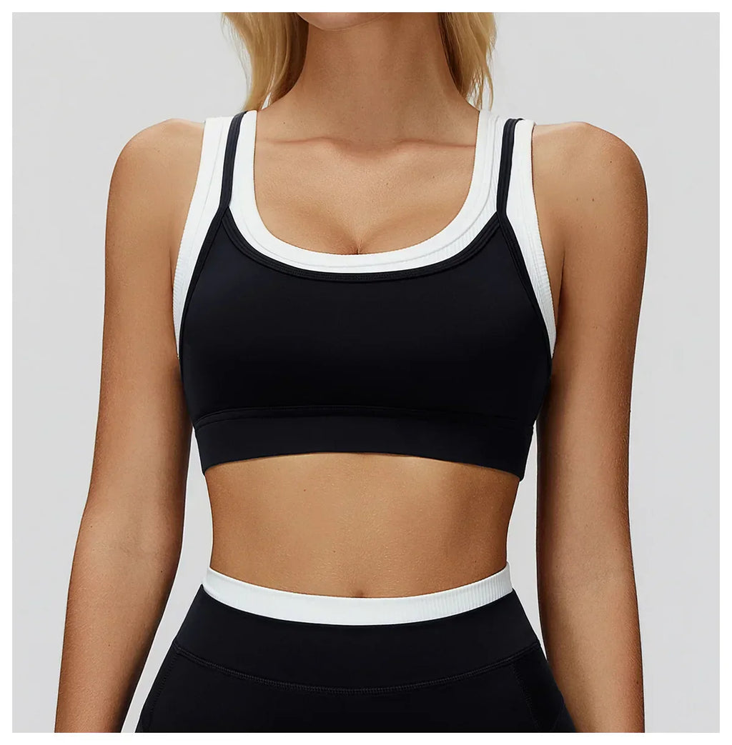 Shockproof Push-Up Sports Bra - Breathable Running Vest